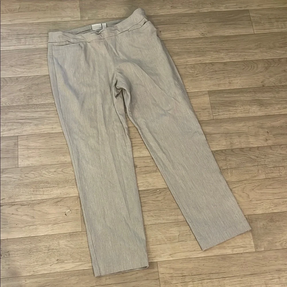 Kim rogers 12 stretchy waist pull on pant gray - Picture 1 of 2